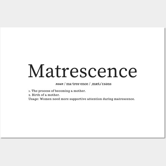 Matrescence - becoming a mother Wall Art by The Birth Hour